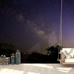 Wall Mural Starry Sky Removable Self-Adhesive Large Wallpaper - 66x96 inches