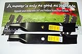 2 XHT HD USA BLADES COMPATIBLE WITH JOHN DEERE AM141039 M153118 38" DECKS LX172 LX173 LX176 320