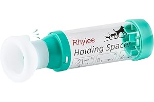 Rhyiee Cats Aerosol Chamber Inhaler Spacer for Feline with Exclusive Breath Out - Helps Kittens and Puppies with Breathing and Delivering Medication