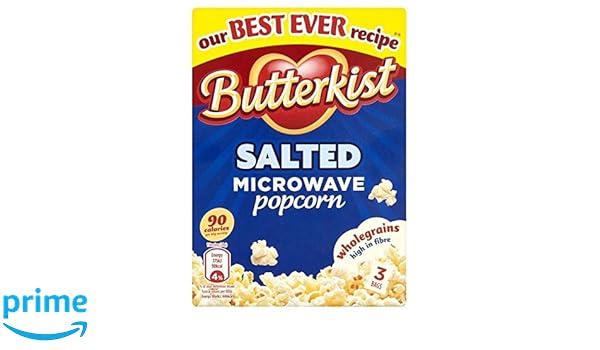 Butterkist Microondas 210G Sal Palomitas: Amazon.es: Alimentación ...