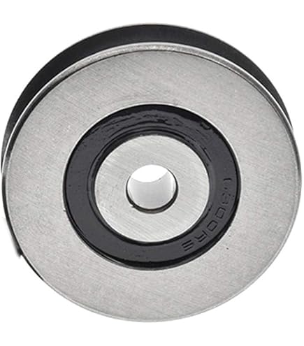 Poulie à Rainure En U Profonde 40 Mm – Roulement à Billes Acier Allié, Lot De 2, Charge Lourde, Pour Câble Et Levage