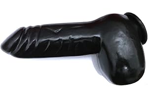 EXLATEX Latex Mens Cock and Ball Sheath Anatomical with Edge Curl