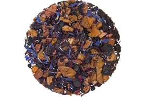 Denise's Fine Tea, USDA Organic, Bingo Blueberry, Herb and Fruit Tea, Caffeine-Free, Loose Leaf (100g)