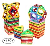 DreambuilderToy Magnetic Tiles Building Blocks Toys (40 PCS)