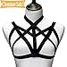 JELINDA Harness Bra, Women Dress in Accessories Stylish Collocation (Black 2)