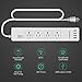 WiFi Power Strip, Wheswell Smart Surge Protector, 4 Individually Controlled AC Plugs and 4 Smart USB Fast Charging Ports (30W/5V/6A), Timer, Remote Control, Compatible with Alexa and Google Assistant…