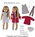 PZAS Toys 18 Inch Doll Clothes - 5 Piece Winter Coat Set fits 18