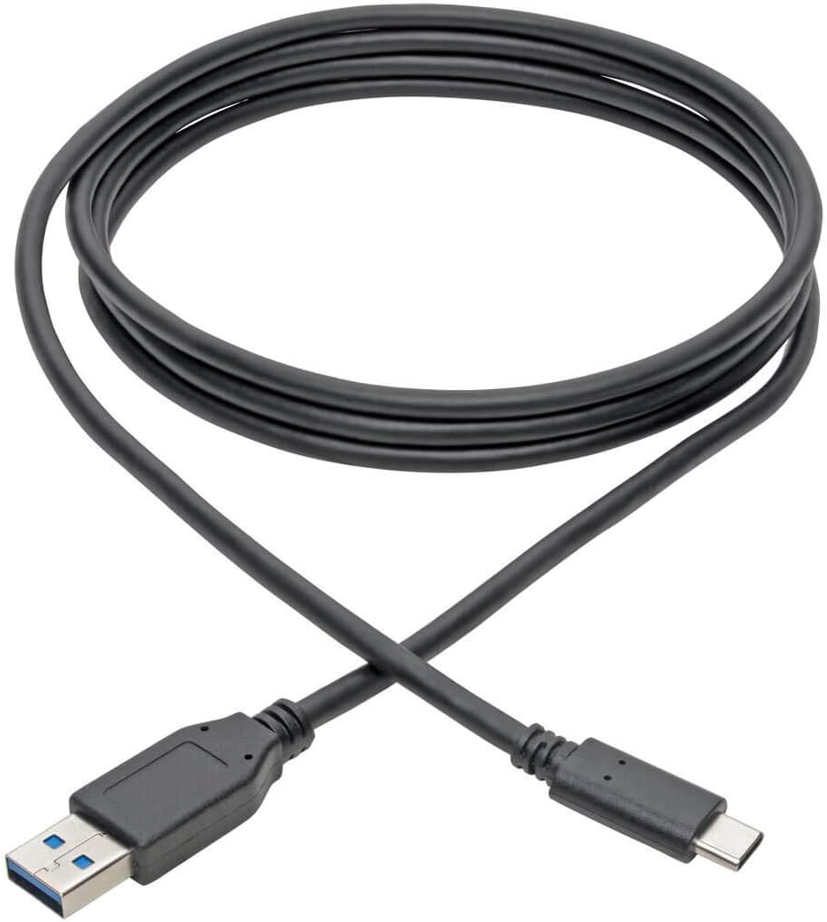 Tripp Lite USB 3.1 Gen 1 Cable 5 Gbps USB-C to USB-A, Type-C, Thunderbolt 3, (M/M), 1.83 m (U428-006), Black - Image 3