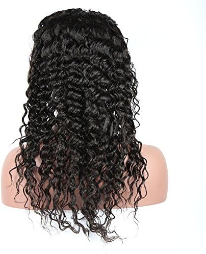 Brazilian Virgin Deep Wave Human Hair Wigs For Black Women With Baby Hair