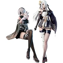 Figure Anime 2B & 9S (No.2 Type B & Yorha 9S) - Statue PVC Da 17 Cm Da Gioco Automata, Regalo Fan