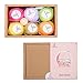 Petit Horse Bath Bombs Gift Set Pack of 6 Large 5.3 oz Romatic Fizzy Bombs for Women Men, Moisturizing with Organic & Natural Essential Oils
