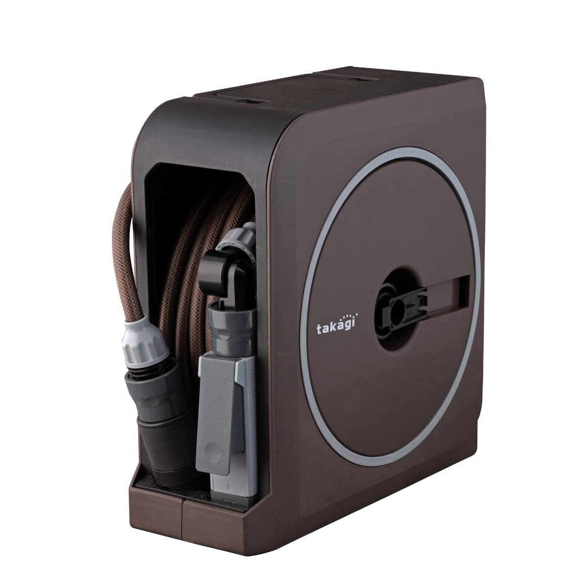 タカギ(takagi) ホース ホースリール NANO NEXT 20m (BR) ブラウン おしゃれ RM1220BR商品画像