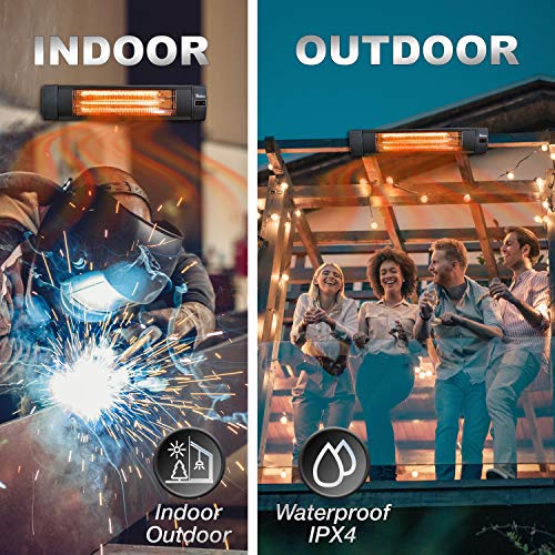 Dr Infrared Heater DR338 Carbon Infrared Patio Heater with Tripod