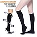 7 Pairs Compression Socks For Women and Men - Best For Running, Athletic Sports, Crossfit, Flight Travel - Suits Nurses, Maternity Pregnancy, Shin Splints - 15-20mmHg Below Knee High (Large, Black)