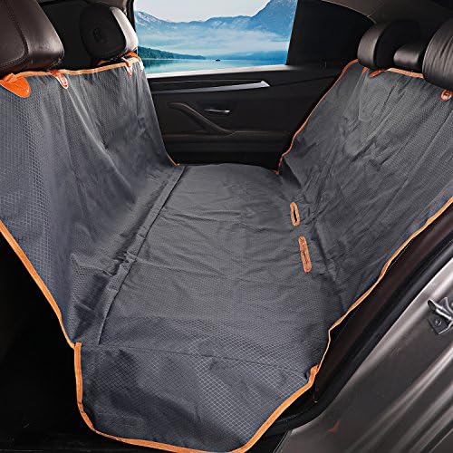ROHUA XL(64x56 inches) Pet Seat Cover,Hammock Convertible with Side Flaps, Durable Oxford 100% Waterproof,Cool Touch,Cargo Cover -Universal for Cars, SUVs &amp; Trucks,Grey