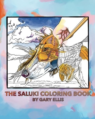 The Saluki Coloring Book by Gary Ellis