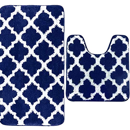 Showerc Non Slip Bath Rug Set 2 Piece Ba Buy Online In Canada At Desertcart