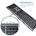 Macally Ultra-Slim USB-C Wired Computer Keyboard for USB Type-C Apple MacBook Pro/Air Laptops, iMac Pro Desktops - Plug and Play - No Drivers (Space Gray)