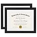 Americanflat 2 Pack 11x14 Black Diploma Frames | Displays 8.5x11 Diplomas with Mat or 11x14 Without Mat. Shatter-Resistant Glass. Hanging Hardware Included! primary