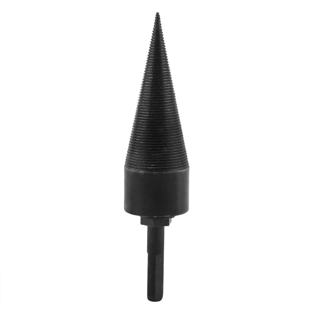 Fdit Wood Splitter ，Portable Wood Splitter Screw Cone Heavy Duty Splitting Cone Driver Speedy Firewood Drill Bit Wood Cut Tool