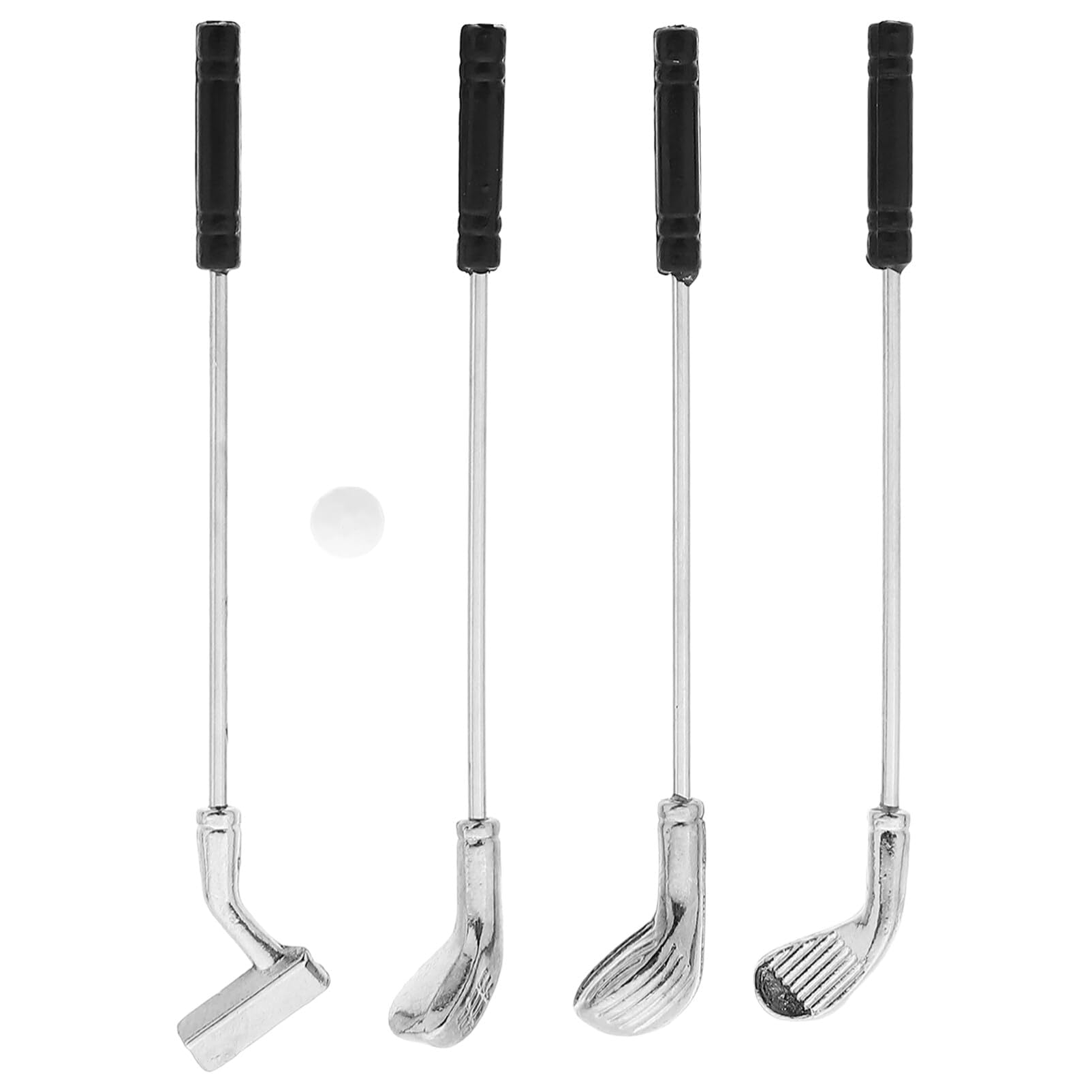 Dollhouse Miniature Golf Set Miniature Model Golf Club Mini Golf Clubs for Kids 1: 12 Doll House Toys Furniture Accessory，kids golf set
