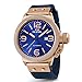 TW Steel CS66 Men's Canteen Leather Blue Dial Blue Strap Automatic Watch