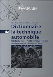 Dictionnaire de la technique automobile