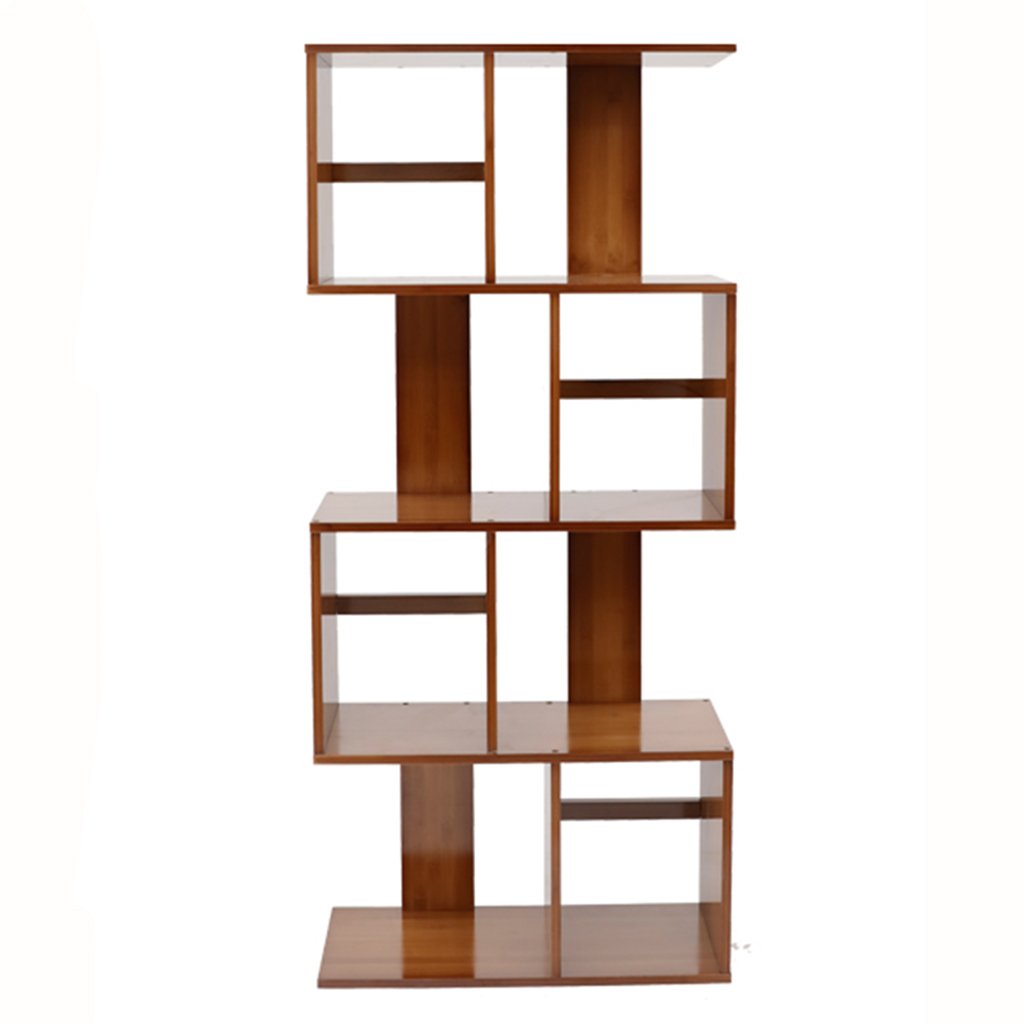 送料無料 さいず サイズ S字型書棚クリエイティブバンブーフロア立て本棚ディスペンサーラックリビングルームベッドルーム収納仕上げシェルフコンビネーションクリエイティブブックシェルフサイズオプション Wssf 60 24 5 135cm 60 24 5 135cm B07bvjccps オープン