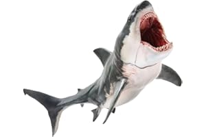 PNSO Prehistoric Animal Models (Patton The Megalodon (Big White Shark) 6.2")