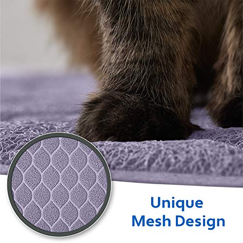 Mighty Monkey Durable Easy Clean Cat Mat, Litter Box Trapping Mats