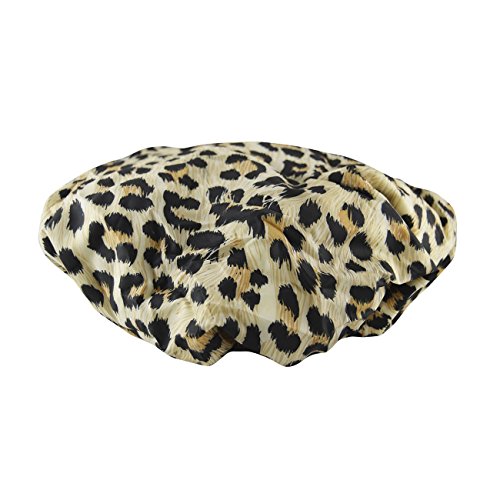 Reusable Nylon Shower Cap & Bath Cap, Reversible Oversized Waterproof