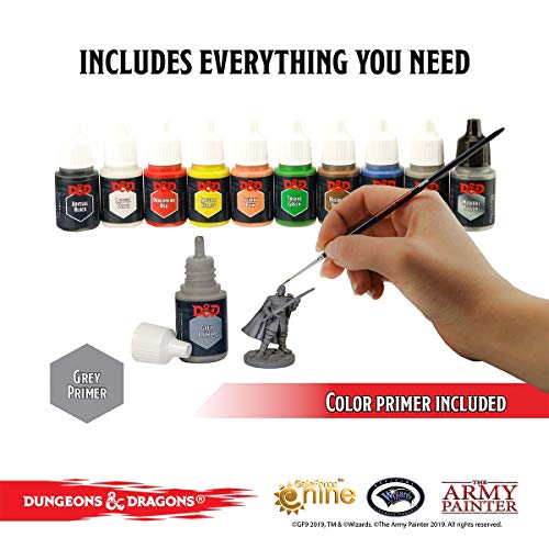 The Army Painter Dungeons and Dragons Official Line Adventurer's Painting Supplies, Craft & Wood Paint, Acrylic Paint Set