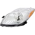 Pair Halogen Headlights For 2007-2008 Toyota Yaris Hatchback - Driver & Passenger Side