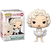 Funko Marilyn Monroe in White Dress + Pop Protector: Pop! Film Icons Vinyl Figure (Gift Set Bundled with ToyBop Brand Box Protector Collector Case)