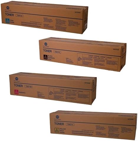 Konica BizHub C451 Toner Cartridge Set (OEM) Black, Cyan, Magenta, Yellow