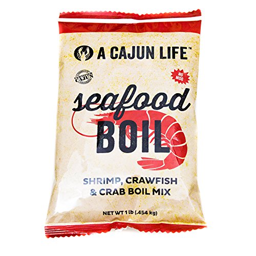 A Cajun Life Seafood Boil Mix | The Perfect Seasoning Mix for your Crawfish, Crab, or Shrimp Boil | Authentic and Certified Cajun, Non-GMO, No MSG, Gluten Free