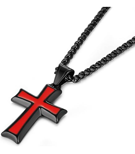 Amazon.com: Alchemy Gothic Ozzy Osbourne Cross Necklace, Black