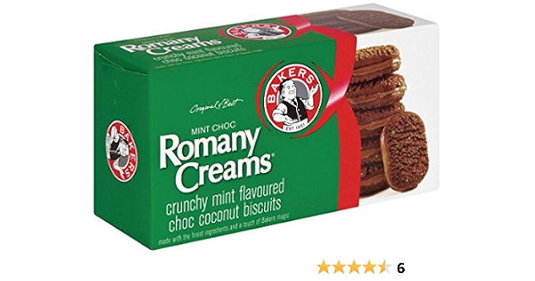 Bakers romany creams mint 200g (6001056004619)