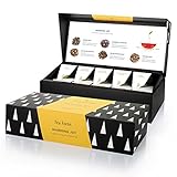 Tea Forté WARMING JOY Petite Presentation Box Featuring Seasonal & Festive Tea Blends - 10 Handcrafted Pyramid Tea Infusers