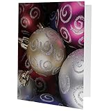 4x6 Christmas Ornaments Cardboard Photo Folder - 100 Pack