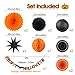 SUNBEAUTY Halloween Decoration Kit Party Banner Paper Fans Lanterns Honeycomb Balls for Halloween Party Birthday Event Decorations Black Orange 13Pieces