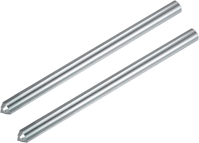 sourcing map 2pcs Diamond Dresser 3/8"x6" Tapered Point Grinding Wheel Pen Tool