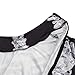 F Style Halloween Cosplay Clothes Skeleton Printed Women Jumpsuits Rompers Skinny Bodysuit,Black White Bone,Small