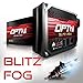 OPT7 Blitz 25w H11 H8 H9 H16 Fog Light HID Kit - 3X Brighter - 4X Longer Life - All Bulb Colors and Sizes - 2 Yr Warranty [8000K Ice Blue Xenon]