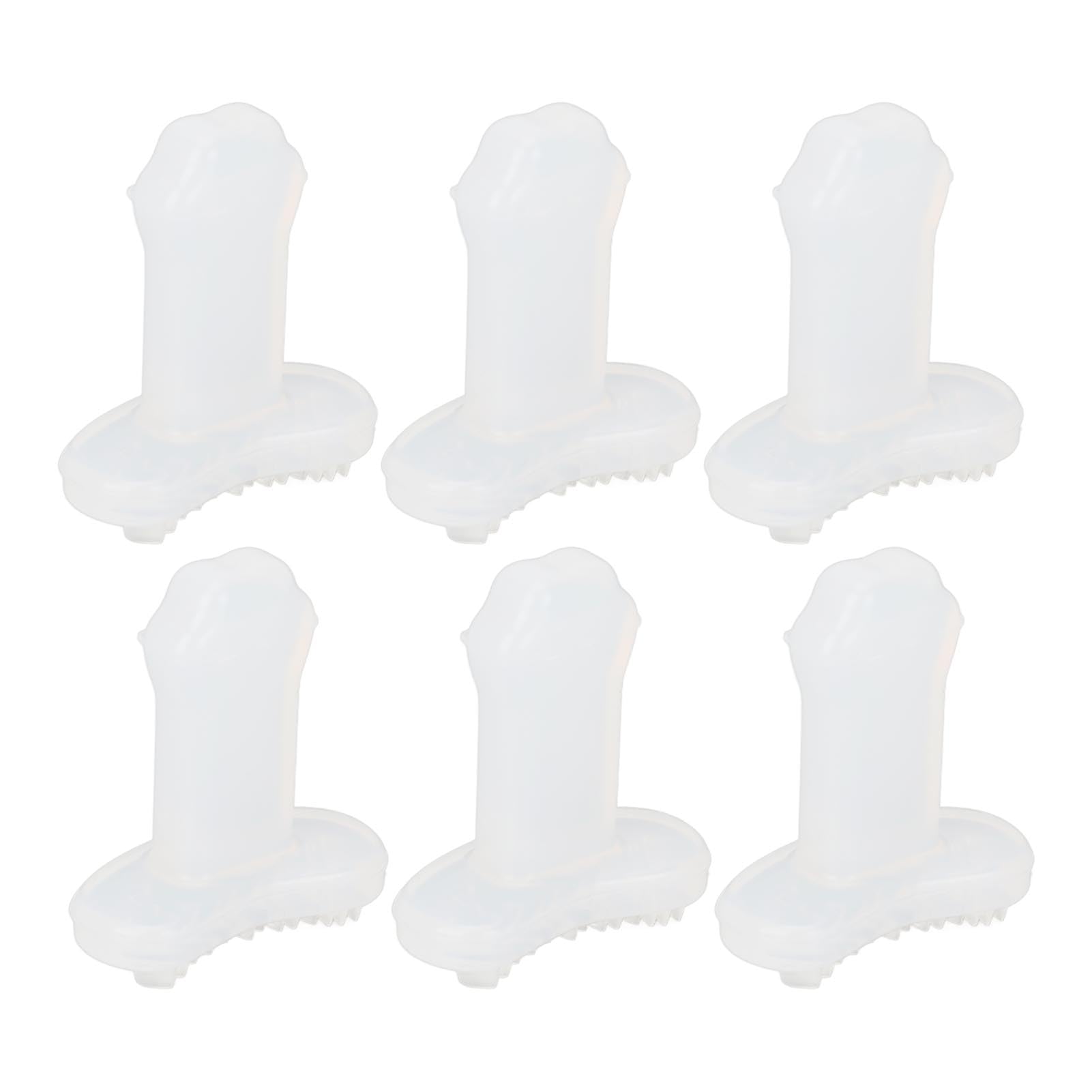 Lower Lash Stamps Tool, 3 Pairs Lower Lashes Extensions Stamp Reusable Soft Silicone Eyelash Stamp Tool with Handle for Beginners