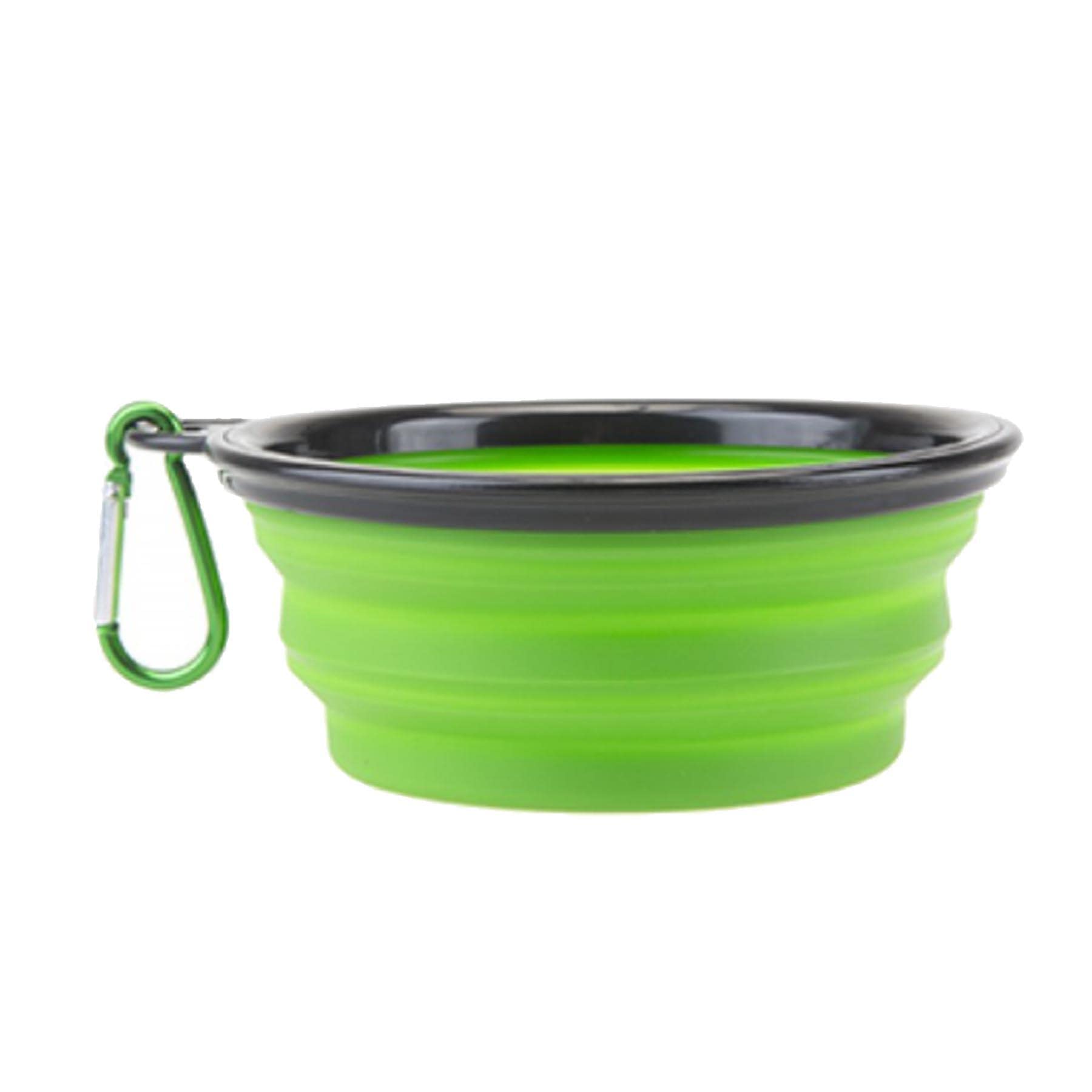 PMS Crufts Pet Collapsible Travel Bowl with Carabiner Hook - 1L