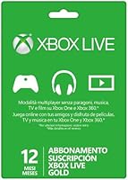 Microsoft - Suscripci&oacute;n Live Gold De 12 Meses