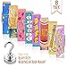 8 Inspirational Fridge Magnets Clips + Strong Hook Magnet - Display Photos & Memos On a Refrigerator, Locker, Whiteboard in a Cute & Fun Way. Perfect for Kitchens, Offices, Classrooms & Cubicles.