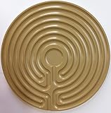 Cretan Finger Labyrinth in tan plastic