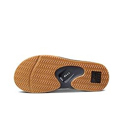 Reef Men's Sandals, Fanning, Black/Silver, 6